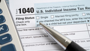 A 1040 U.S. Individual Income Tax Return form