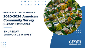 Census Bureau: American Community Survey 2020-2024 5-year estimates pre-release webinar
