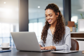 Person at laptop