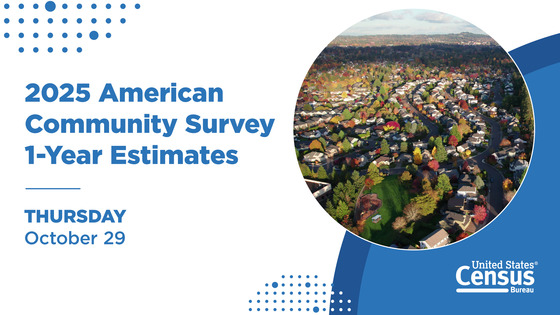 2025 American Community Survey 1-Year Estimates: October 29