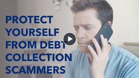 Screenshot of Debt Collection Scams video