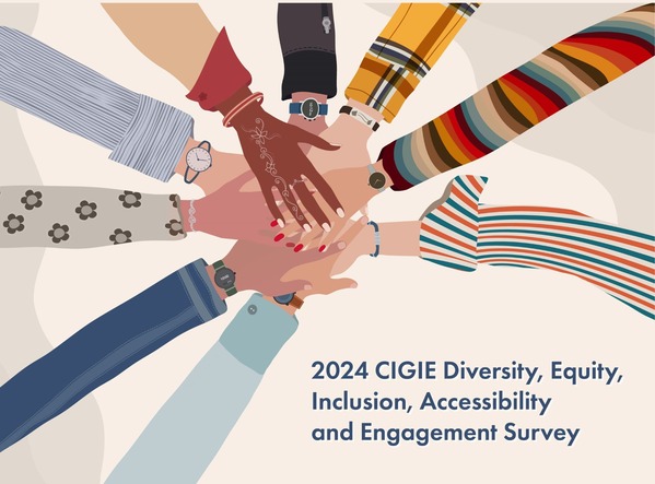 FY24 CIGIE DEIA Engagement Survey with diverse hands 