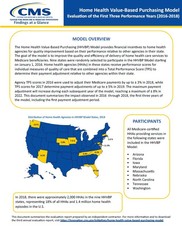 Home Health Value-Based Purchasing Model Third Annual Evaluation Findings-At-A-Glance Report