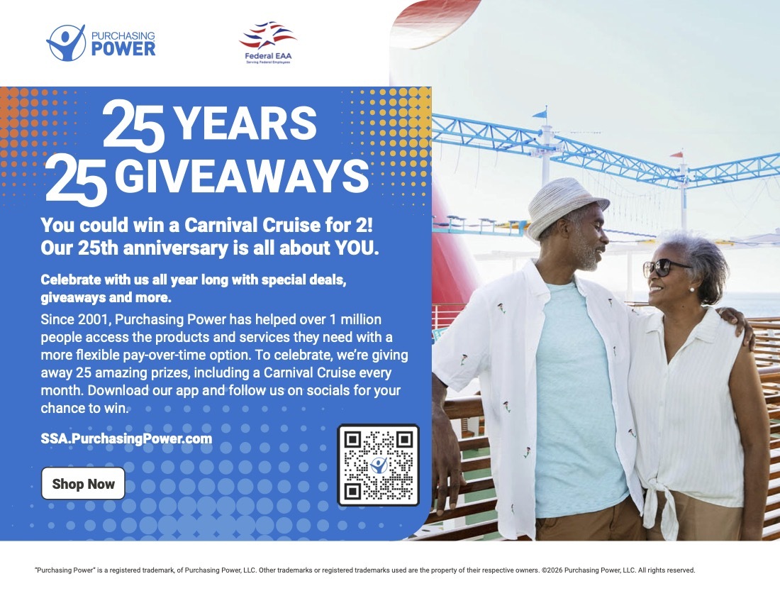 Purchasing Power 25 Years 25 Give-a-ways