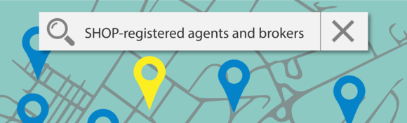 SHOP-registered agents and brokers