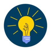 Icon of a lightbulb