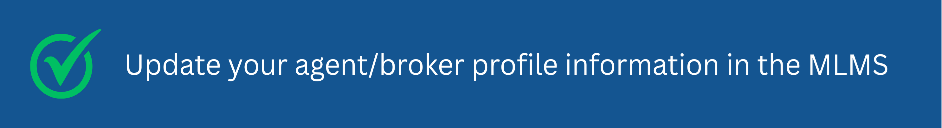 Update your AB profile information in the MLMS 