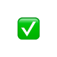 green checkmark