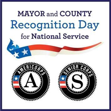 Mayor and County Recognition Day for National Service