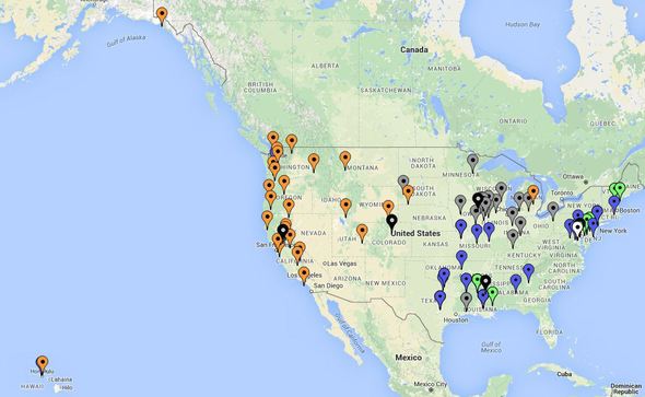 Deployment map