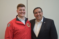 columbus mayor and americorps member