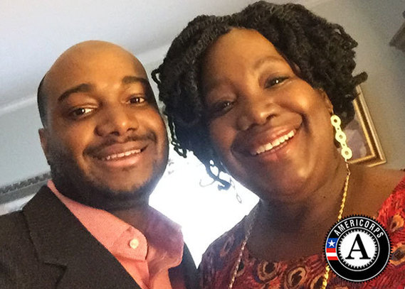 Michael Cobb and Linda Meadows are a mother and son duo who both serve with Reading Partners AmeriCorps program in Baltimore, MD.
