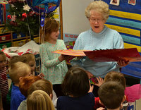 Barb Schemenauer is celebrating 18 years as a Foster Grandparent and mentor.