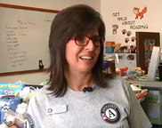 AmeriCorps members serving in Purdy, MO, delivered special holiday gift baskets to school students.