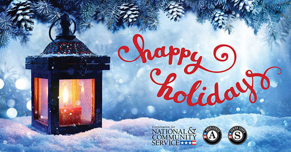 Happy Holidays from the Corporation for National and Community Service