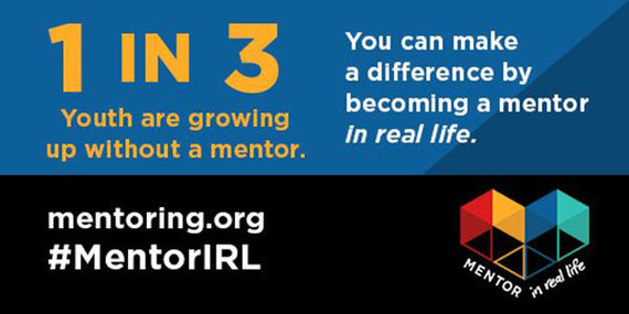 One in three youth need mentors - to learn more, visit the National Mentoring Partnership at mentoring.org