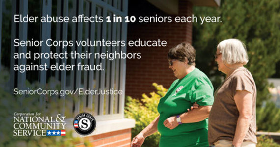 Elder abuse affects 1-in-10 seniors across America, and Senior Corps volunteers are helping communities combat this problem.