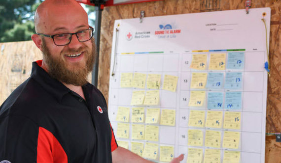 Ted Horton-Billard is a deaf AmeriCorps member serving with the Red Cross in Los Angeles. He was recently named employee of the quarter by the group.