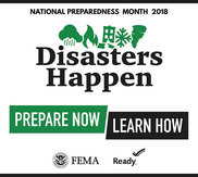 Learn more about National Preparedness Month at Ready.gov