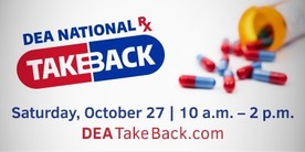 Prescription Drug Take Back Day graphic