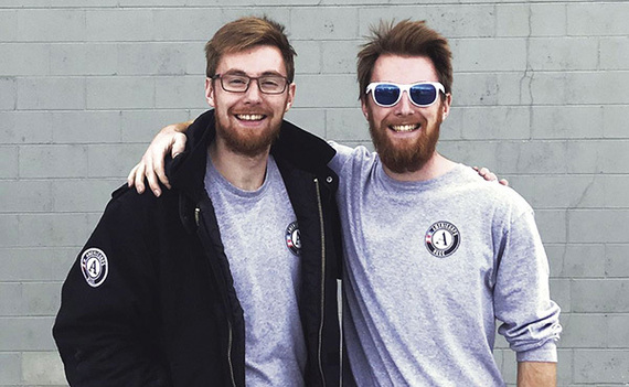 AmeriCorps NCCC members Cody and Robbie Alexander are twins who volunteered together in Colorado after being assigned to different NCCC campuses.