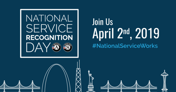 National Service Recognition Day, April 2, 2019, Join us!