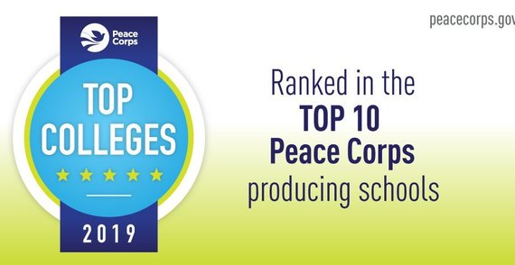 Peace Corps 2019 Top 10 volunteer-producing schools