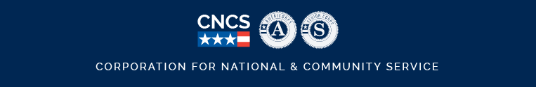 Corporation for National and Community Service, AmeriCorps and Senior Corps logos