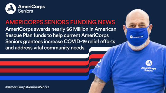 Graphic: AmeriCorps Seniors Augmentation Grant Announcement