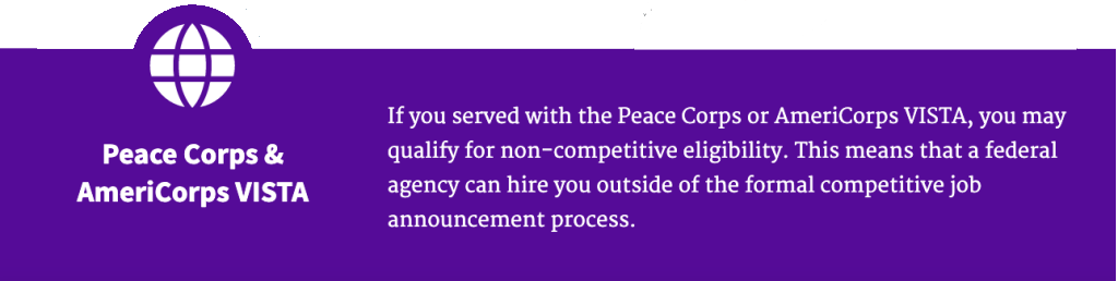 Non-Competitive Eligibility hiring path logo