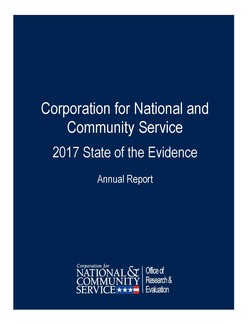 State of the Evidence 2017 - cover page image