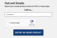 Report an unsafe product form