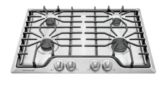 Stainless Steel 30-inch 4 Burner Gas Cooktop