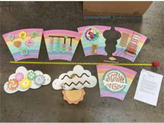 rainbow wall toys