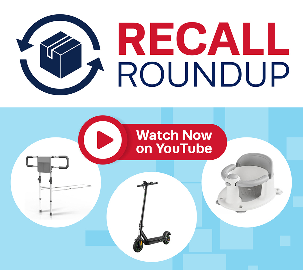 Watch the latest episode of Recall Roundup Now on YouTube