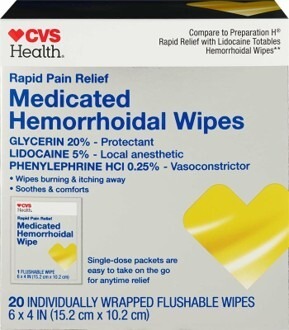 hemorroid wipes