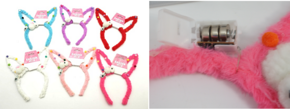 Recalled Easter LED Headbands - Item# 46310