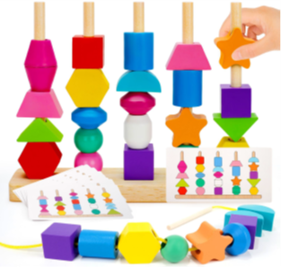 wooden stacking toy