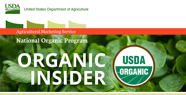 USDA Agricultural Marketing Service national organic program organic insider