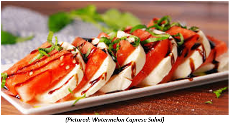 Watermelon Caprese Salad