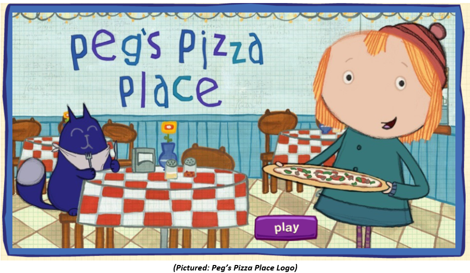 Peg Pizza Place Logo
