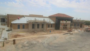 New Lubbock Classing Office Photo taken in late July 2021 shows current progress
