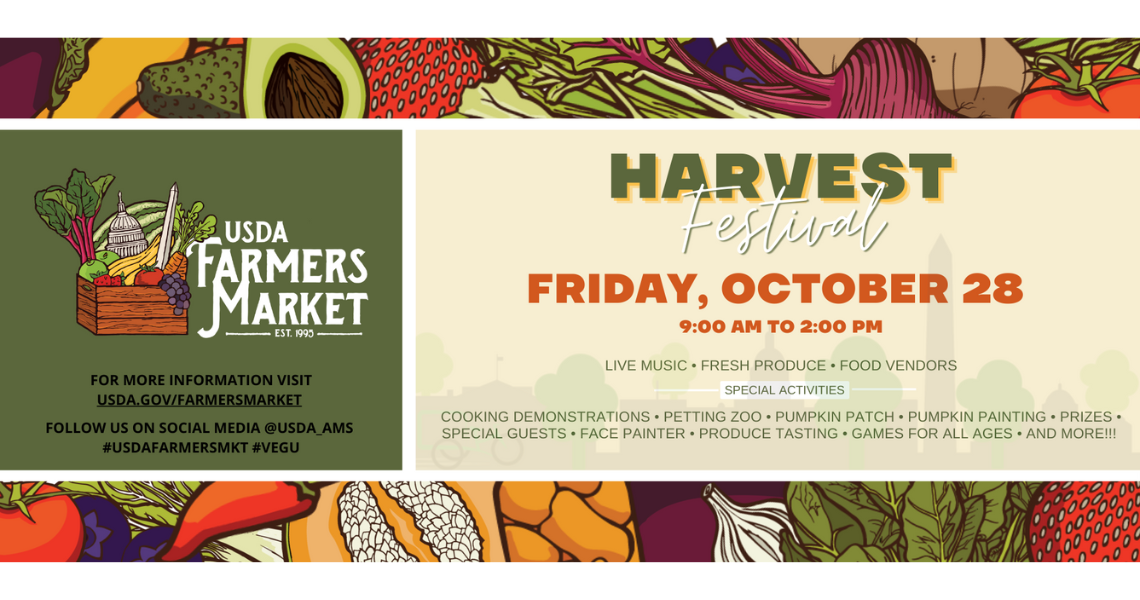 USDA Farmers Market Harvest Fest Announcement 