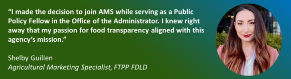 Shelby Guillen  Agricultural Marketing Specialist, FTPP FDLD