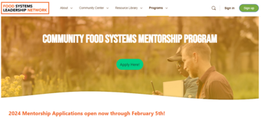 Community Food Systems Mentorship Program