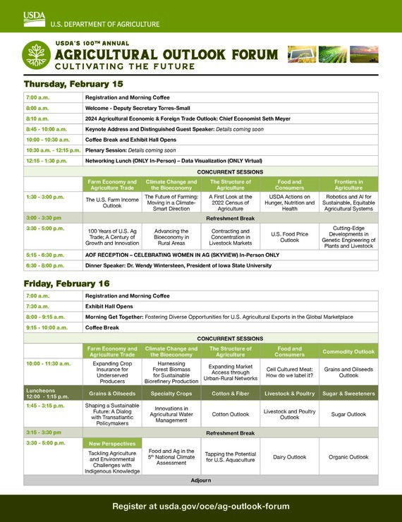 2024 AgOutlook Agenda (DRAFT)