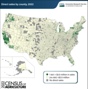 Map of Direct Sales Growth