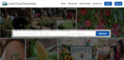 Local Food Directory Homepage