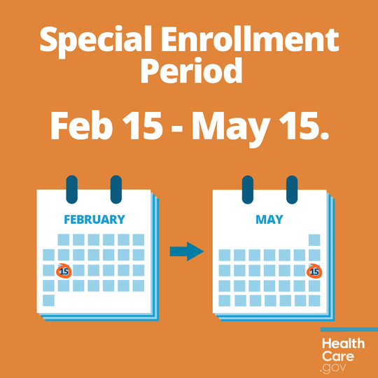 Affordable Care Act Special Enrollment Period Graphic