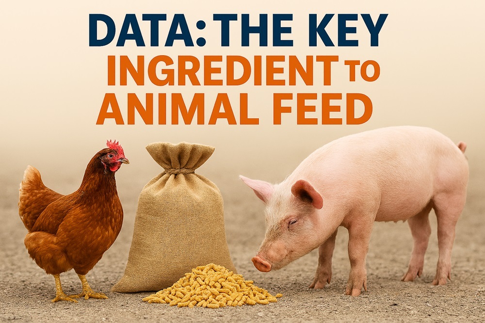 DATA: The Key Ingredient to Animal Feed. (This image was generated by artificial intelligence and is for illustrative purposes only)